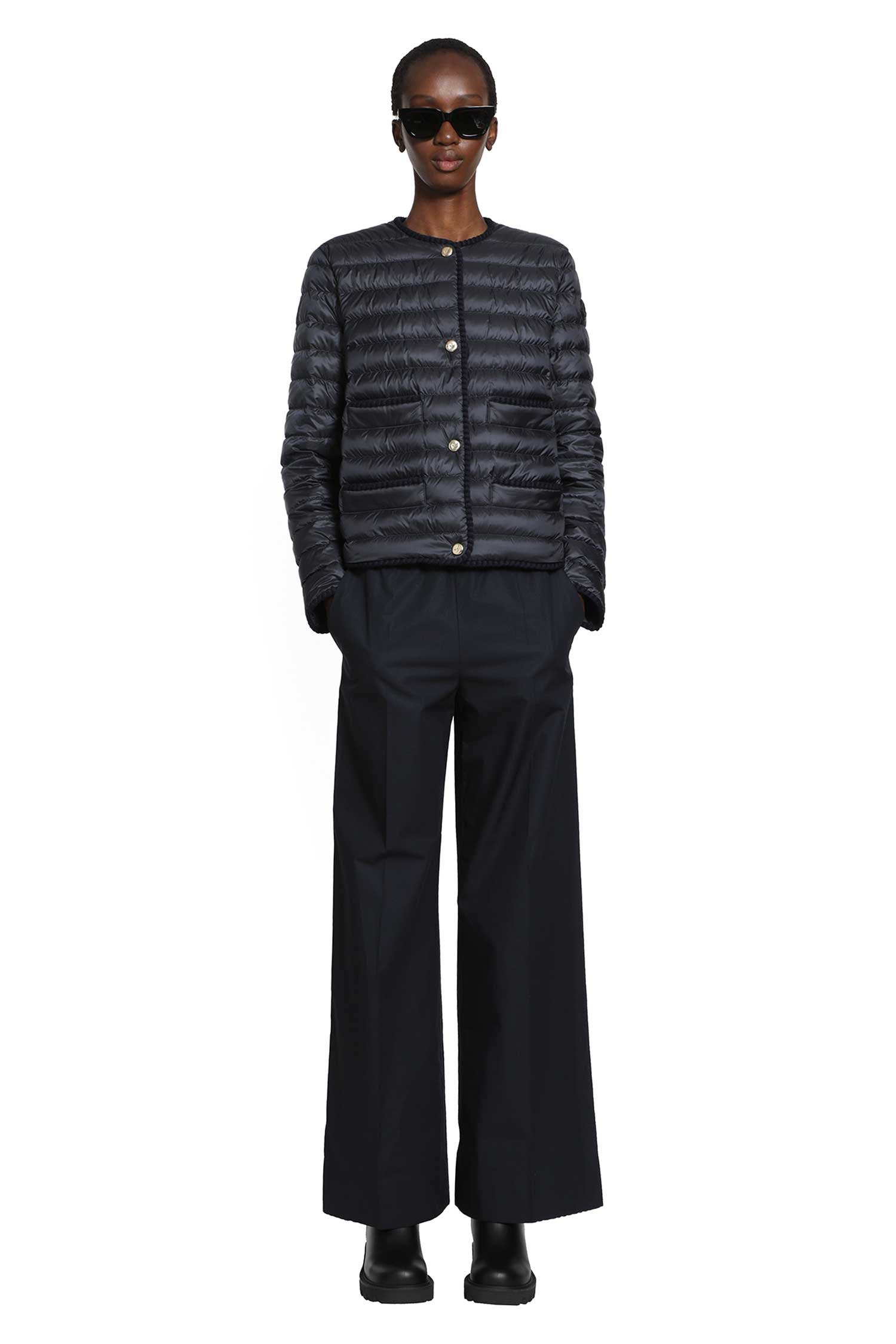 Circaete Braided Trim Short Down Jacket