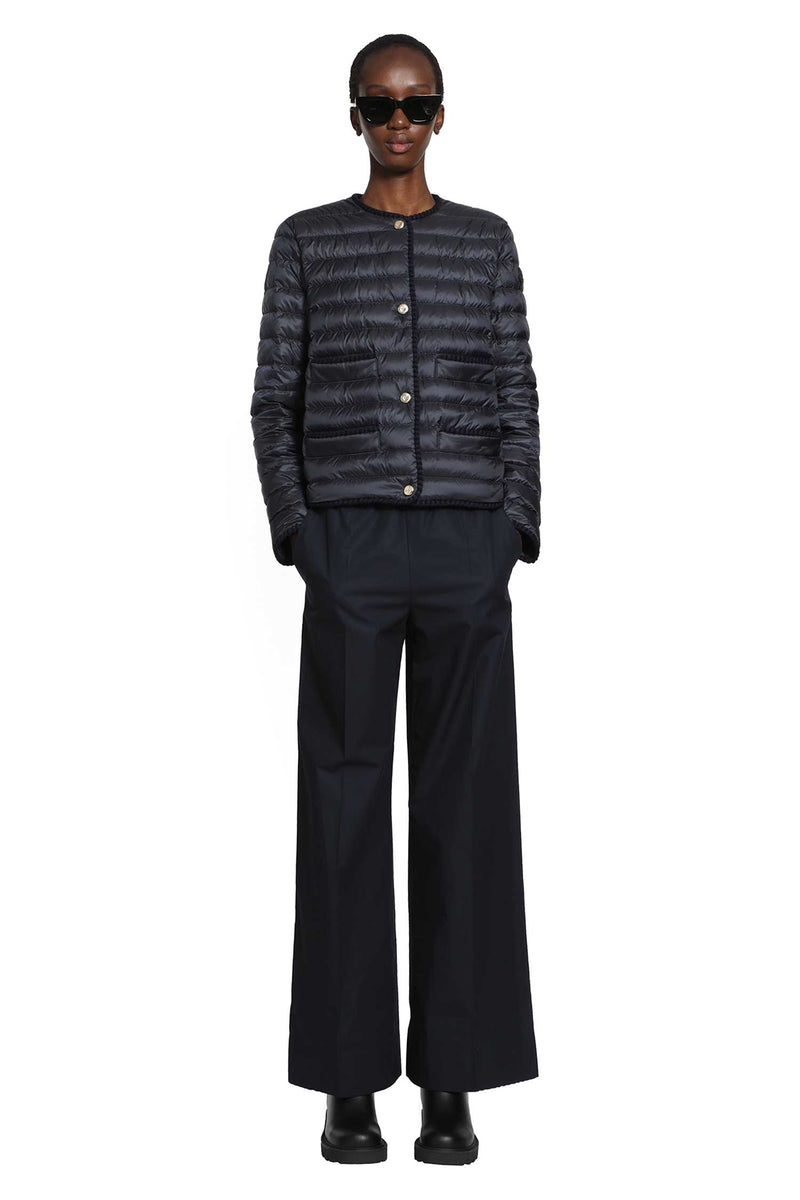 MONCLER Circaete Braided Trim Short Down Jacket woman