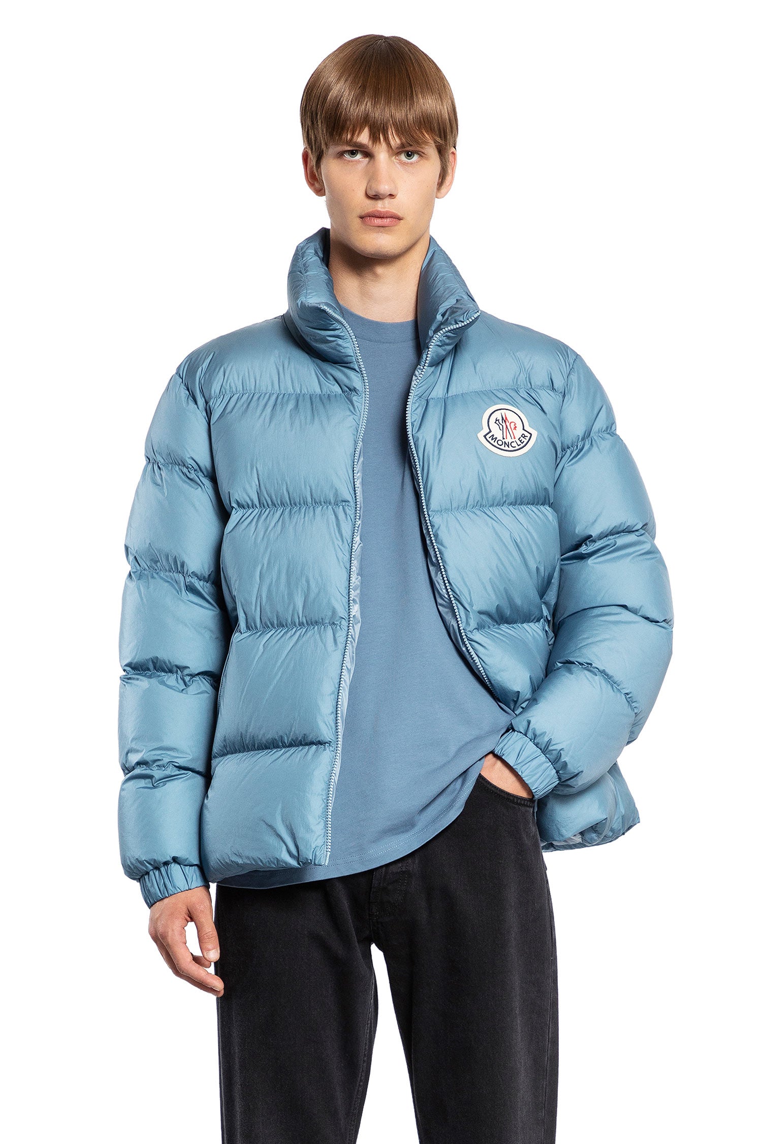 MONCLER MAN BLUE JACKETS