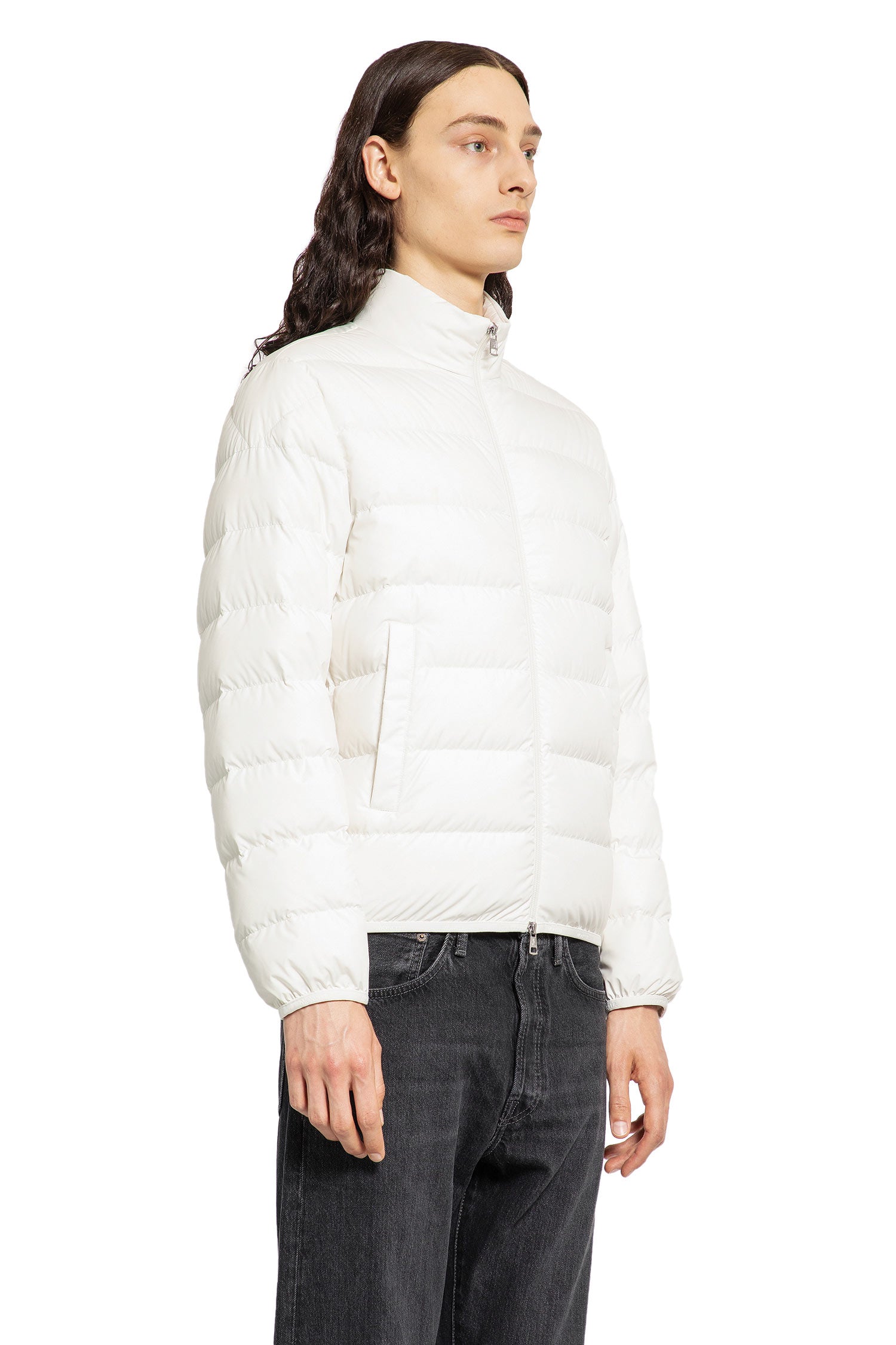 MONCLER MAN WHITE JACKETS