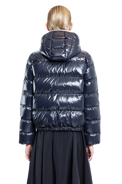 MONCLER WOMAN BLUE JACKETS