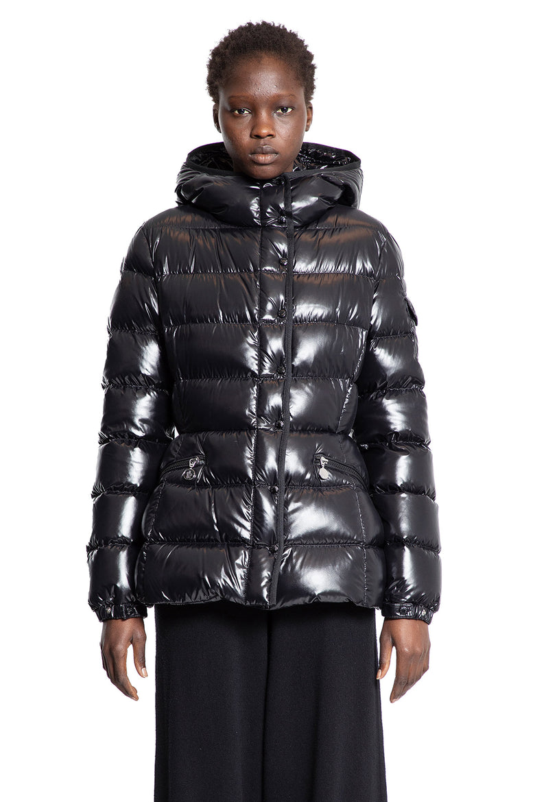 MONCLER WOMAN BLACK JACKETS