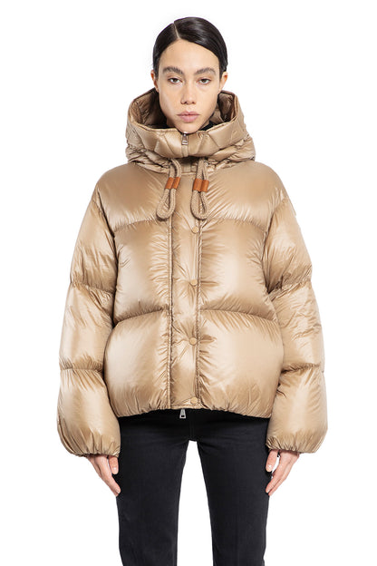 MONCLER WOMAN BEIGE JACKETS