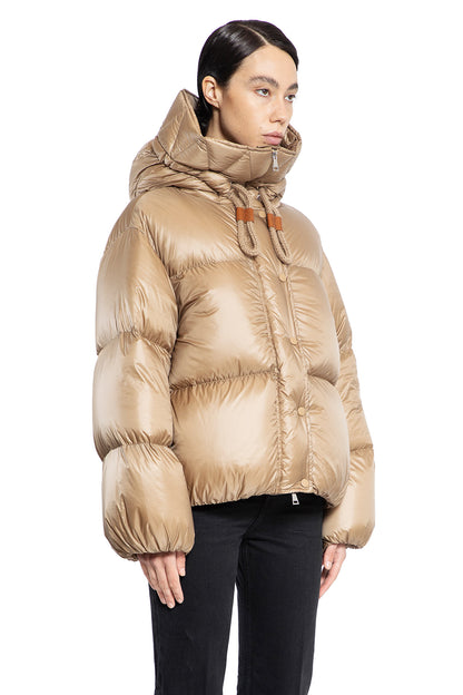 MONCLER WOMAN BEIGE JACKETS