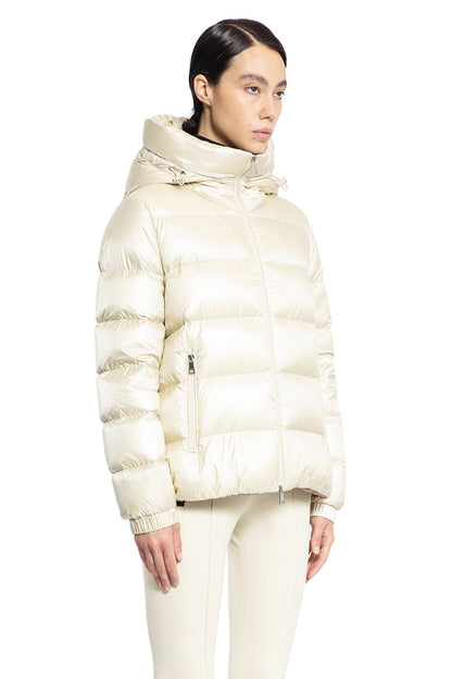 MONCLER WOMAN OFF-WHITE JACKETS