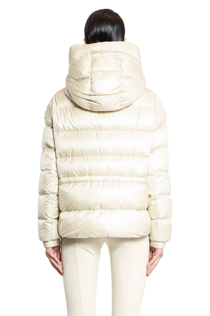 MONCLER WOMAN OFF-WHITE JACKETS