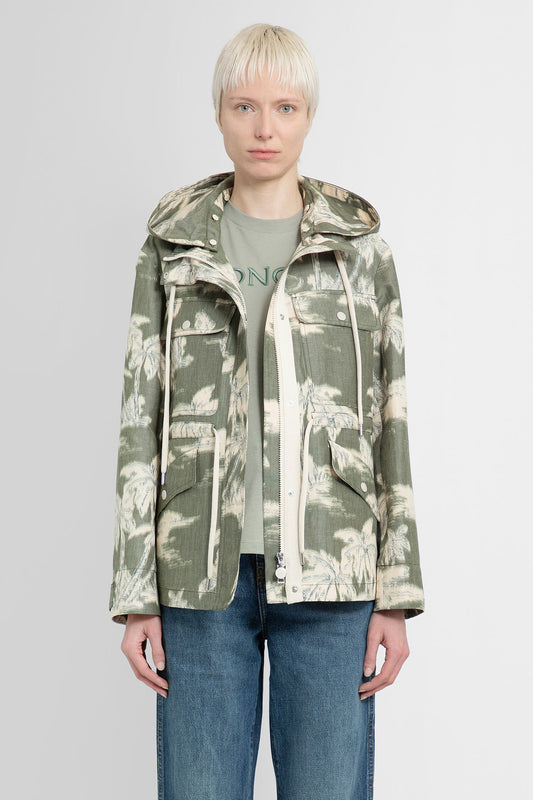 MONCLER WOMAN GREEN JACKETS