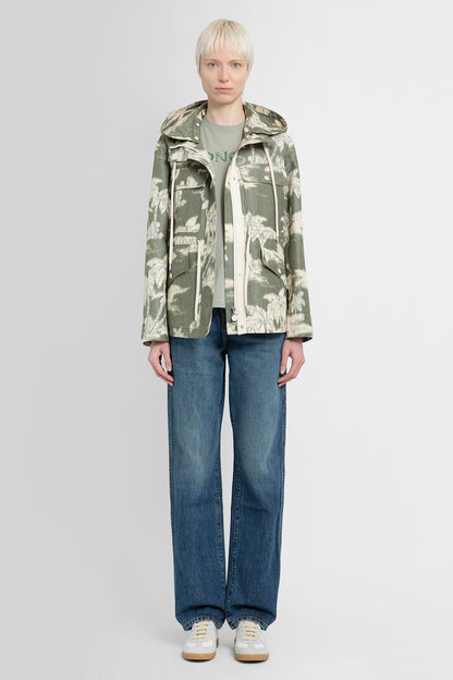 MONCLER WOMAN GREEN JACKETS