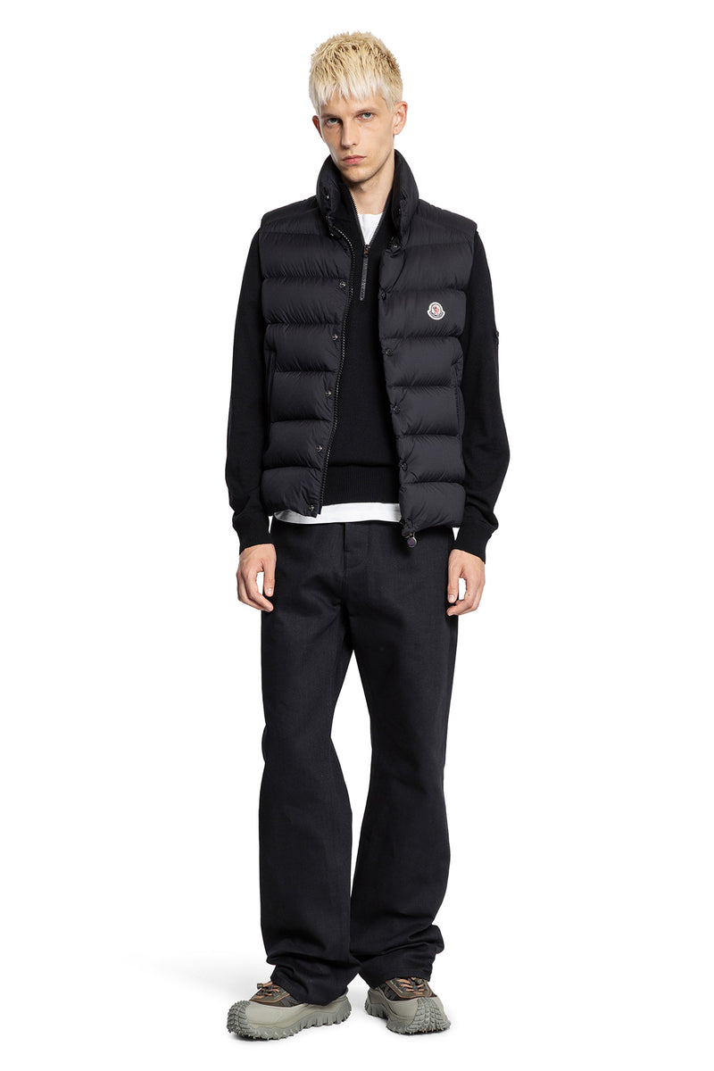 MONCLER MONCLER MAN BLACK VESTS man