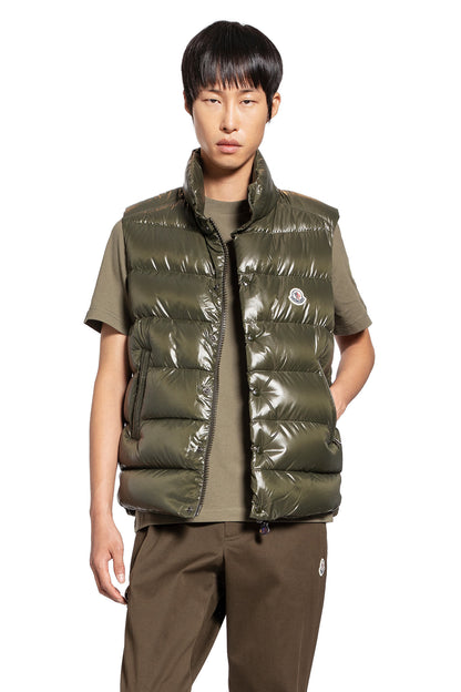 MONCLER MAN GREEN VESTS