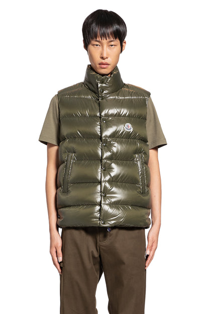 MONCLER MAN GREEN VESTS