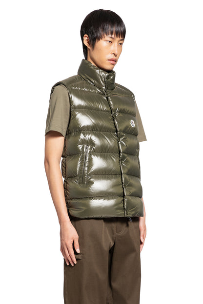 MONCLER MAN GREEN VESTS