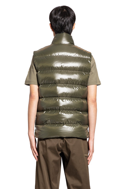 MONCLER MAN GREEN VESTS