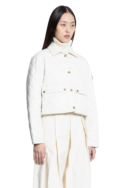 MONCLER WOMAN WHITE JACKETS