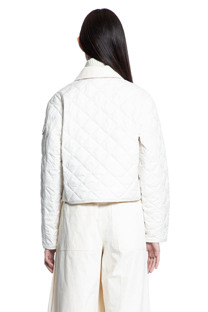 MONCLER WOMAN WHITE JACKETS