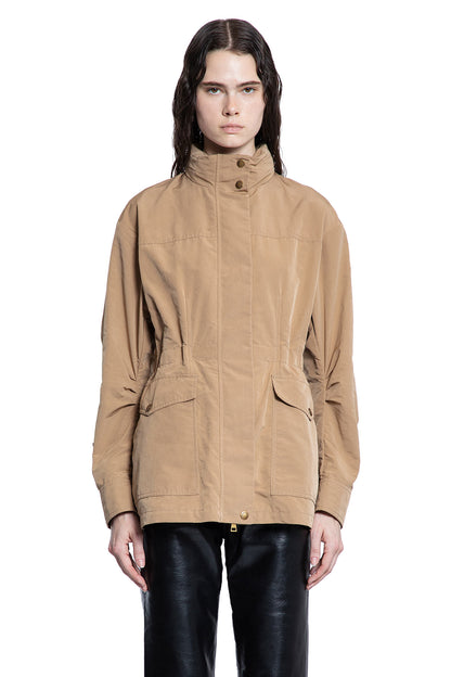 MONCLER WOMAN BEIGE JACKETS