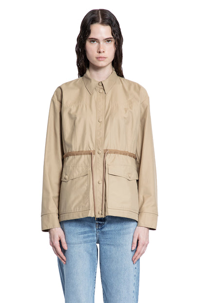 MONCLER WOMAN BEIGE JACKETS