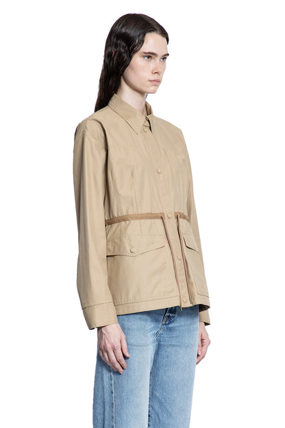 MONCLER WOMAN BEIGE JACKETS