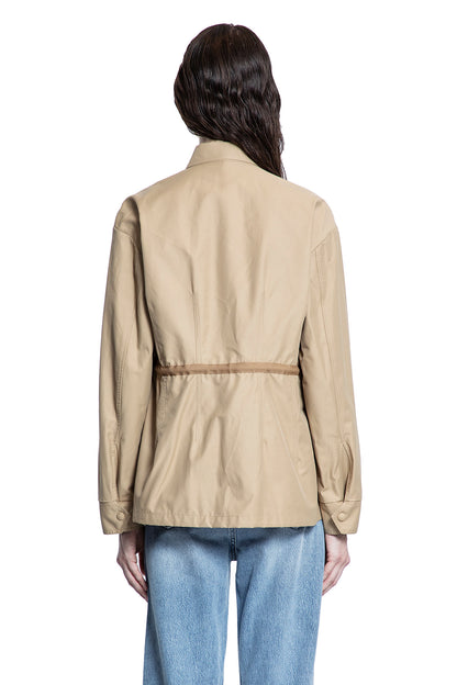 MONCLER WOMAN BEIGE JACKETS