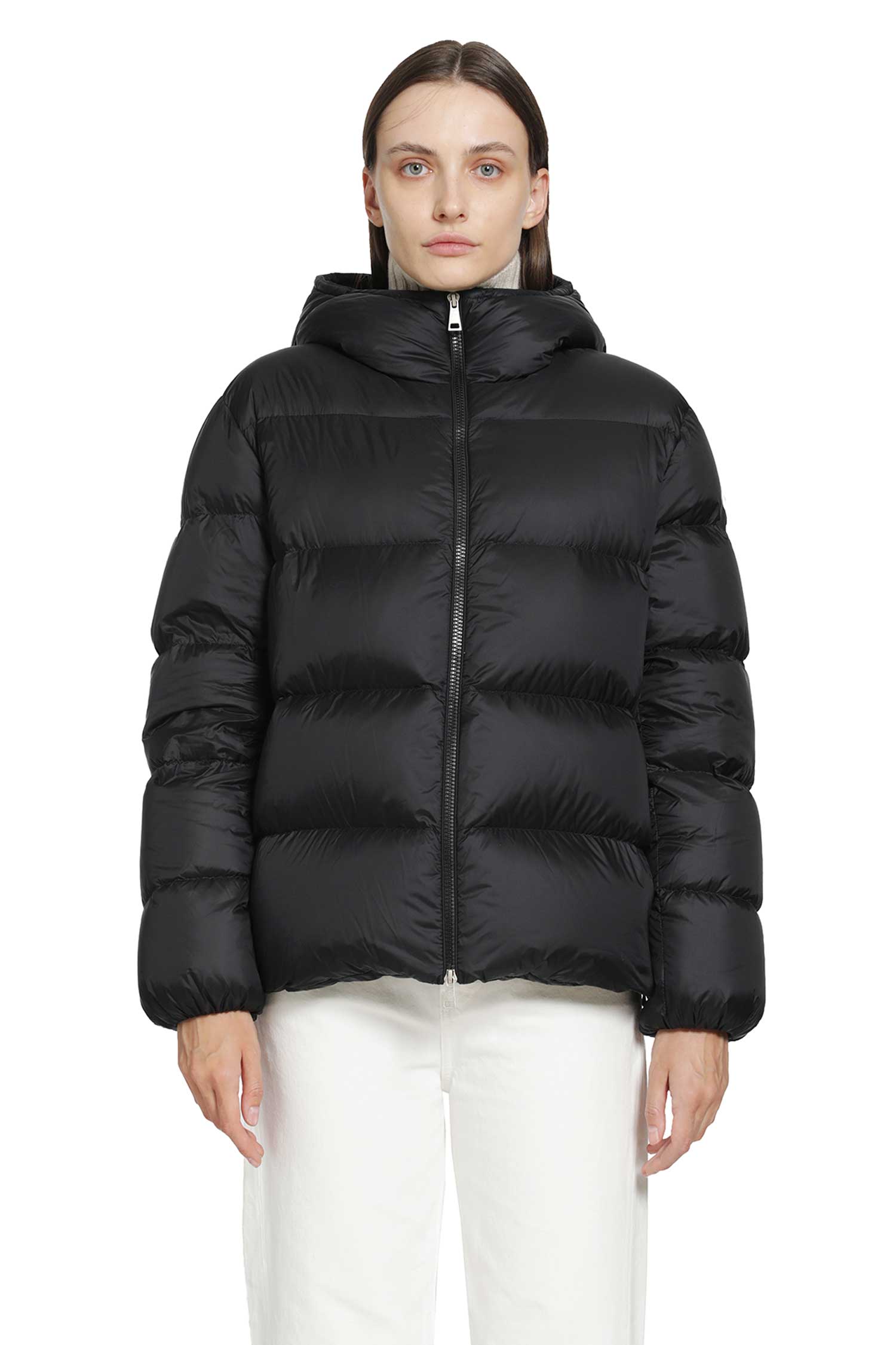 Feligule Hooded Short Down Jacket