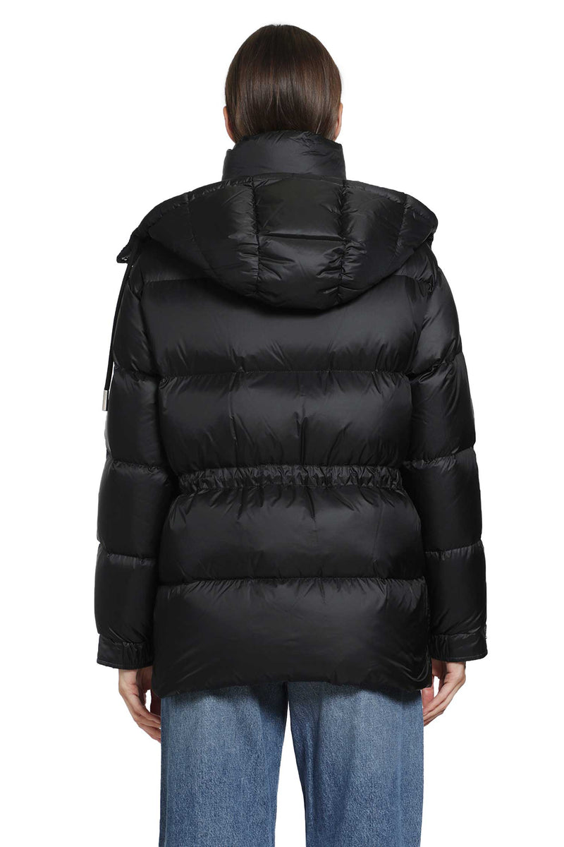 MONCLER Sesie Hooded Mid-Length Down Jacket woman