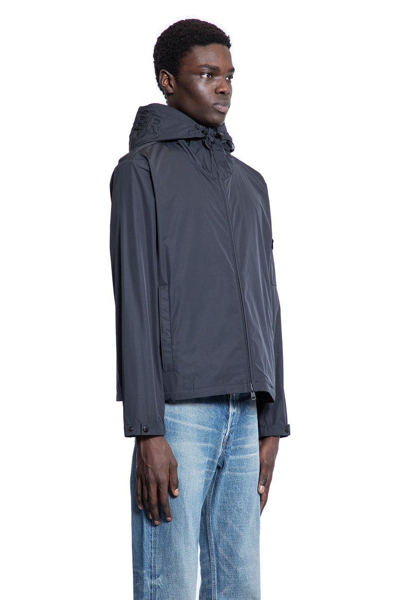 MONCLER MAN BLACK JACKETS