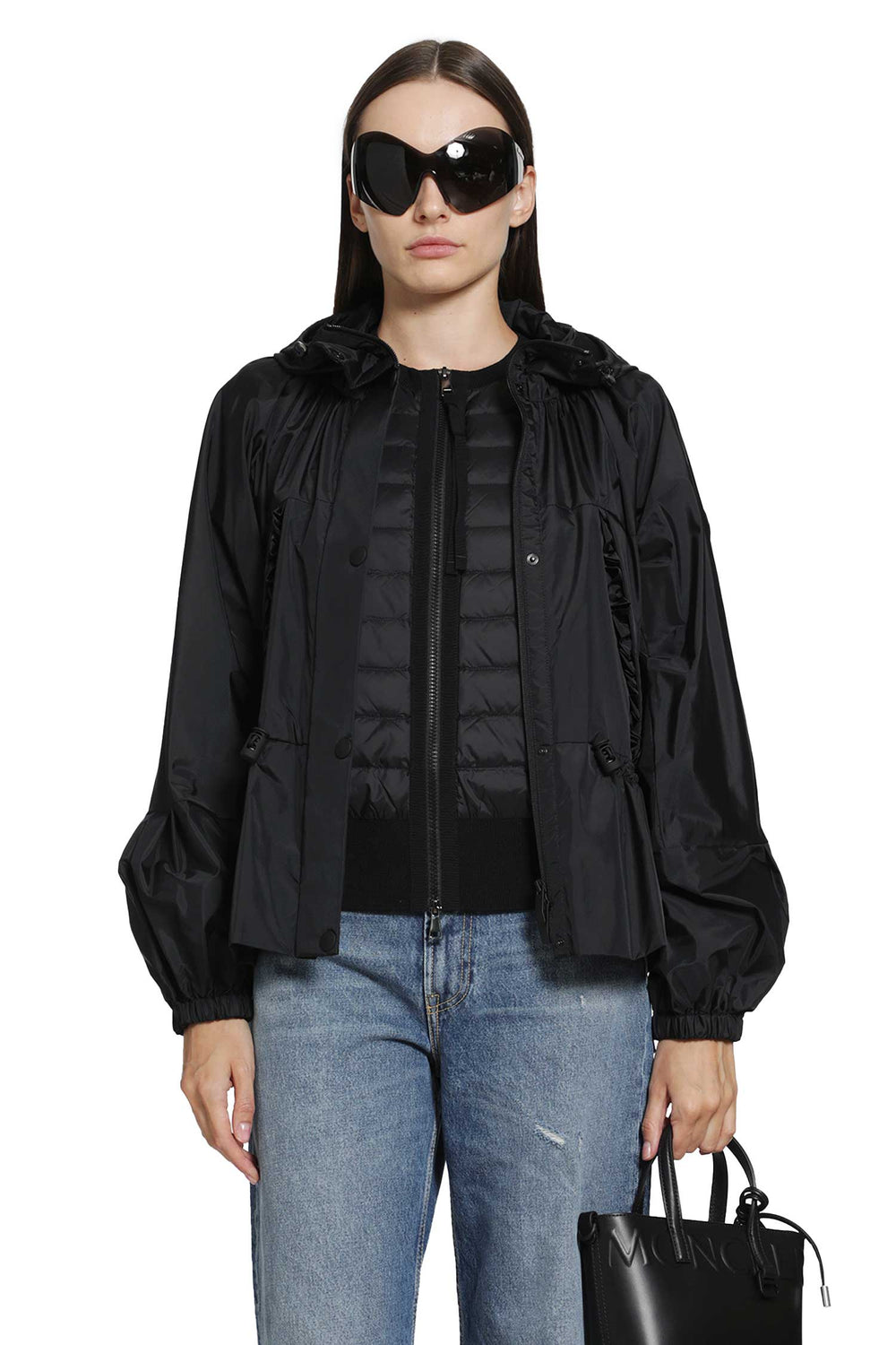 MONCLER Imaginaire Canvas Short Parka woman