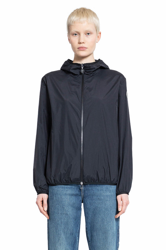 MONCLER WOMAN BLACK JACKETS