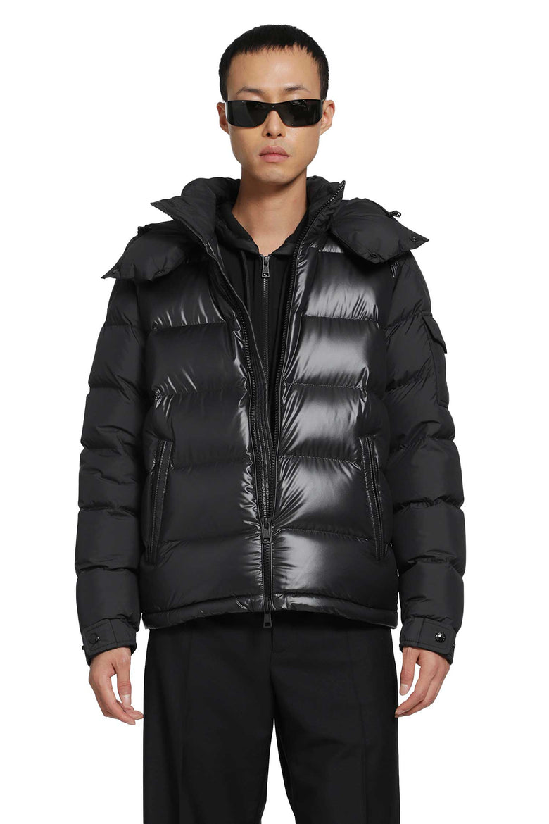 MONCLER Maya Hooded Short Down Jacket man