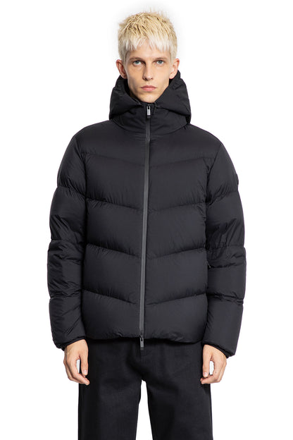 MONCLER MAN BLACK JACKETS