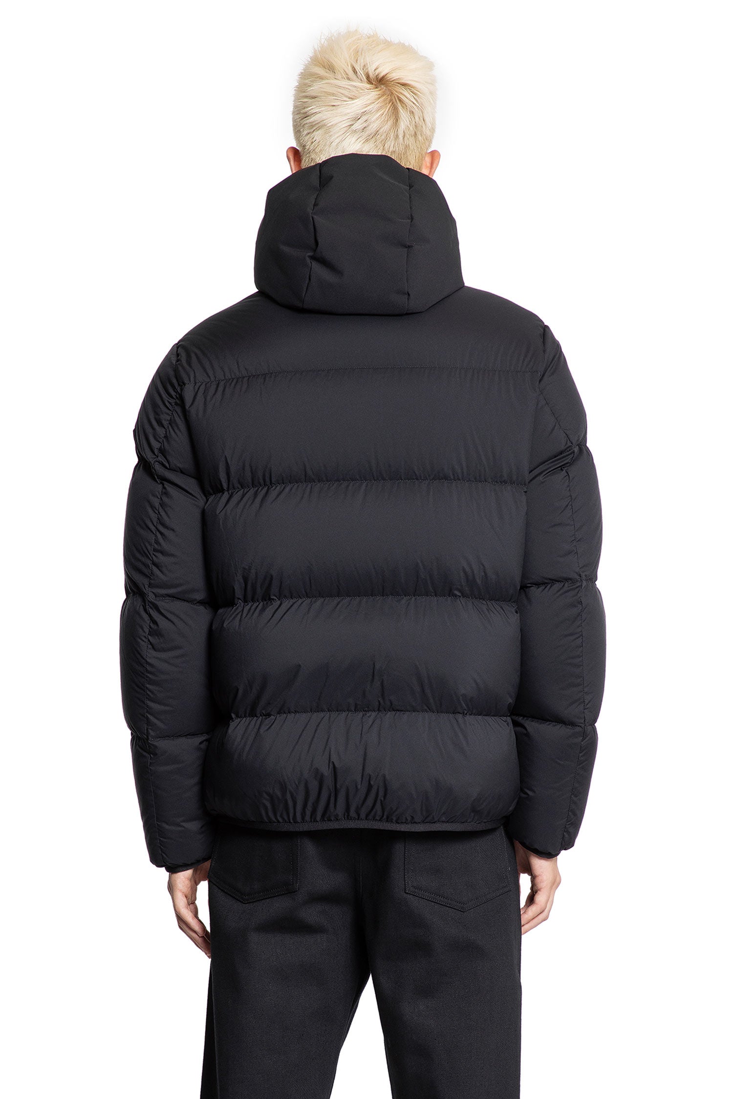 MONCLER MAN BLACK JACKETS