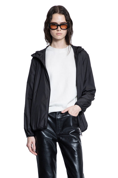 MONCLER WOMAN BLACK JACKETS