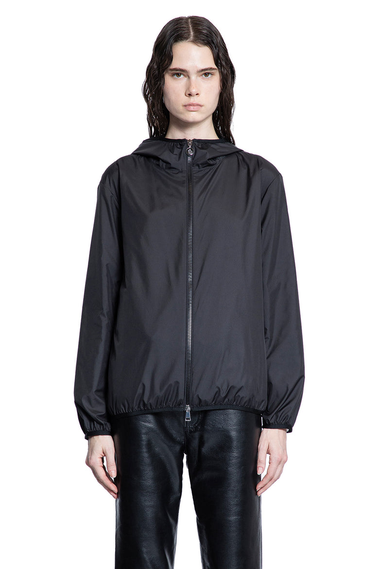 MONCLER WOMAN BLACK JACKETS