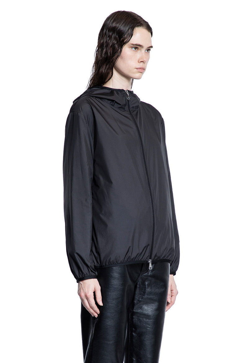 MONCLER WOMAN BLACK JACKETS