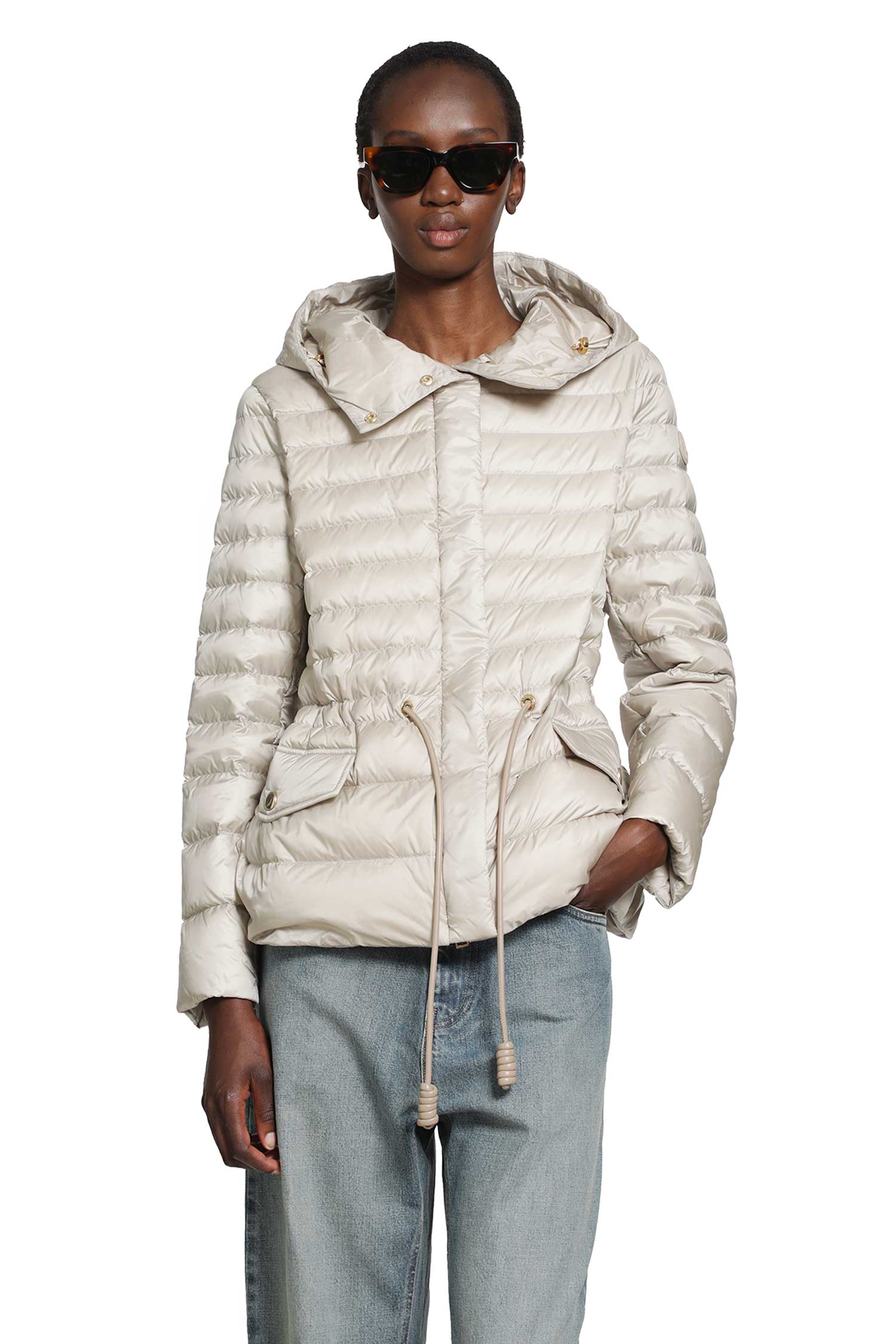 Raies Hooded Short Down Jacket
