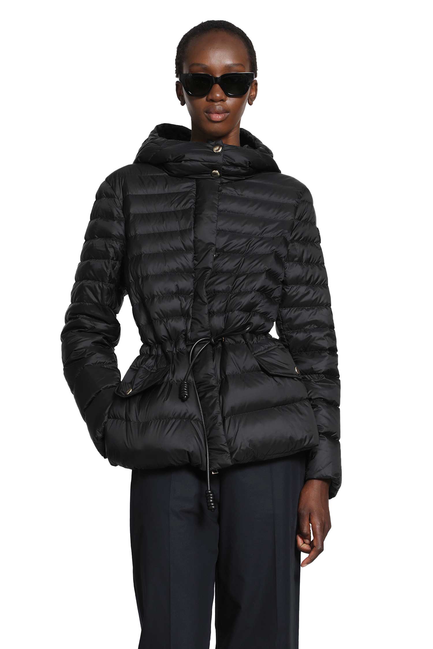 Raies Hooded Short Down Jacket