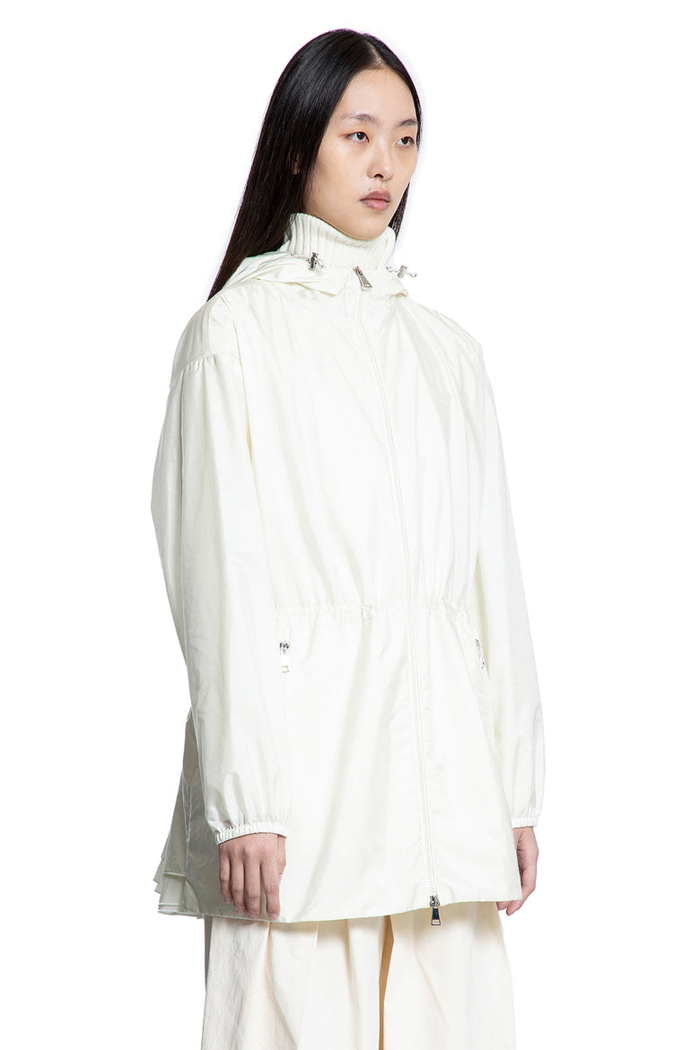 MONCLER WOMAN OFF-WHITE JACKETS