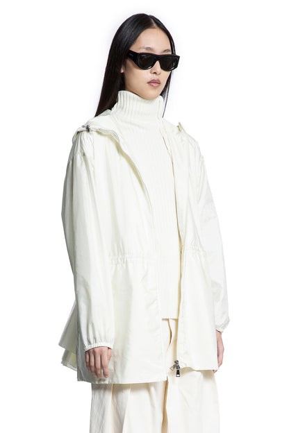 MONCLER WOMAN OFF-WHITE JACKETS