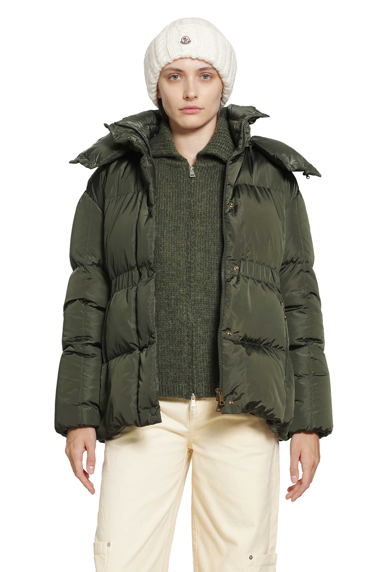 Agneux Hooded Short Down Jacket
