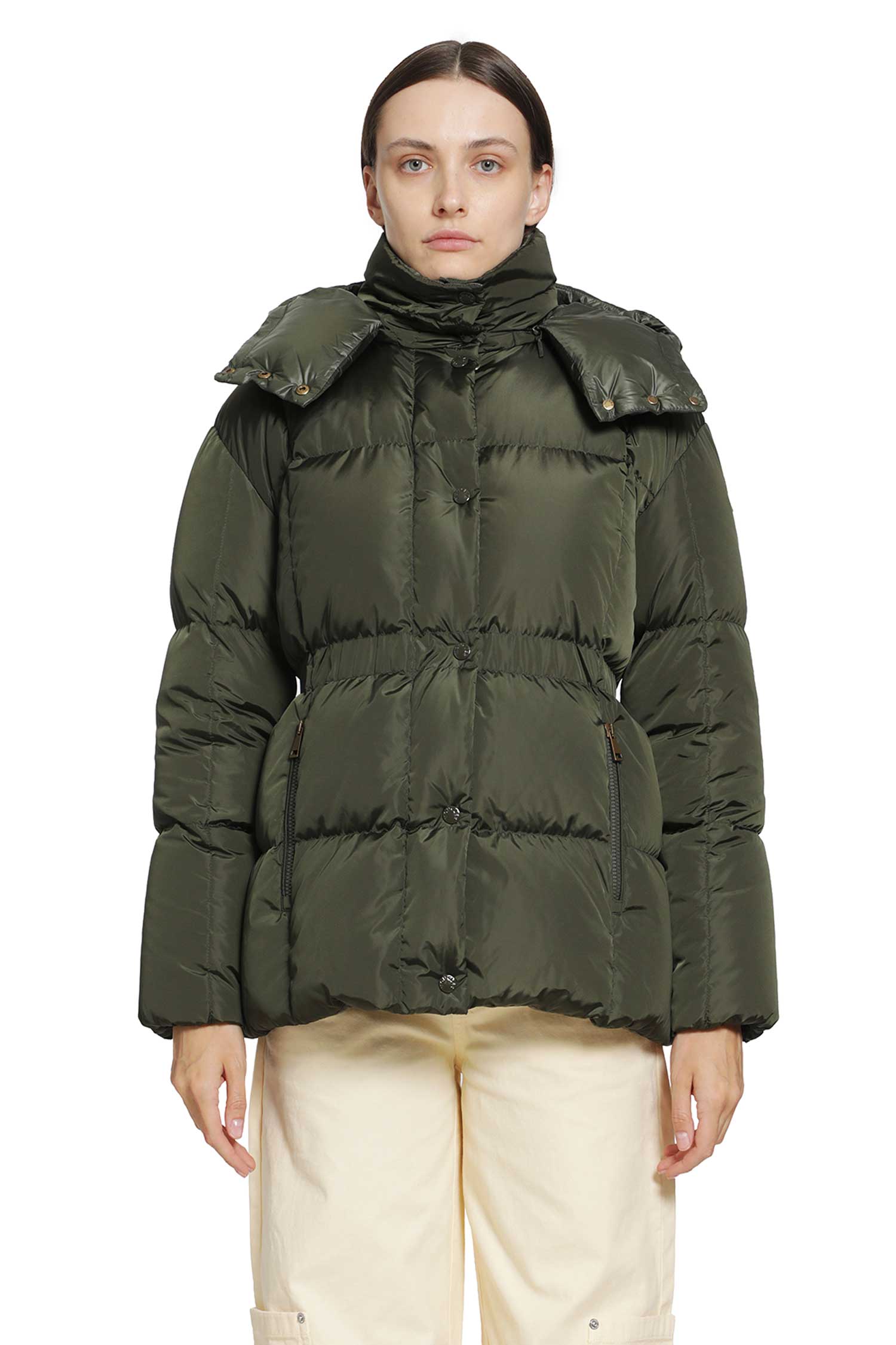 Agneux Hooded Short Down Jacket