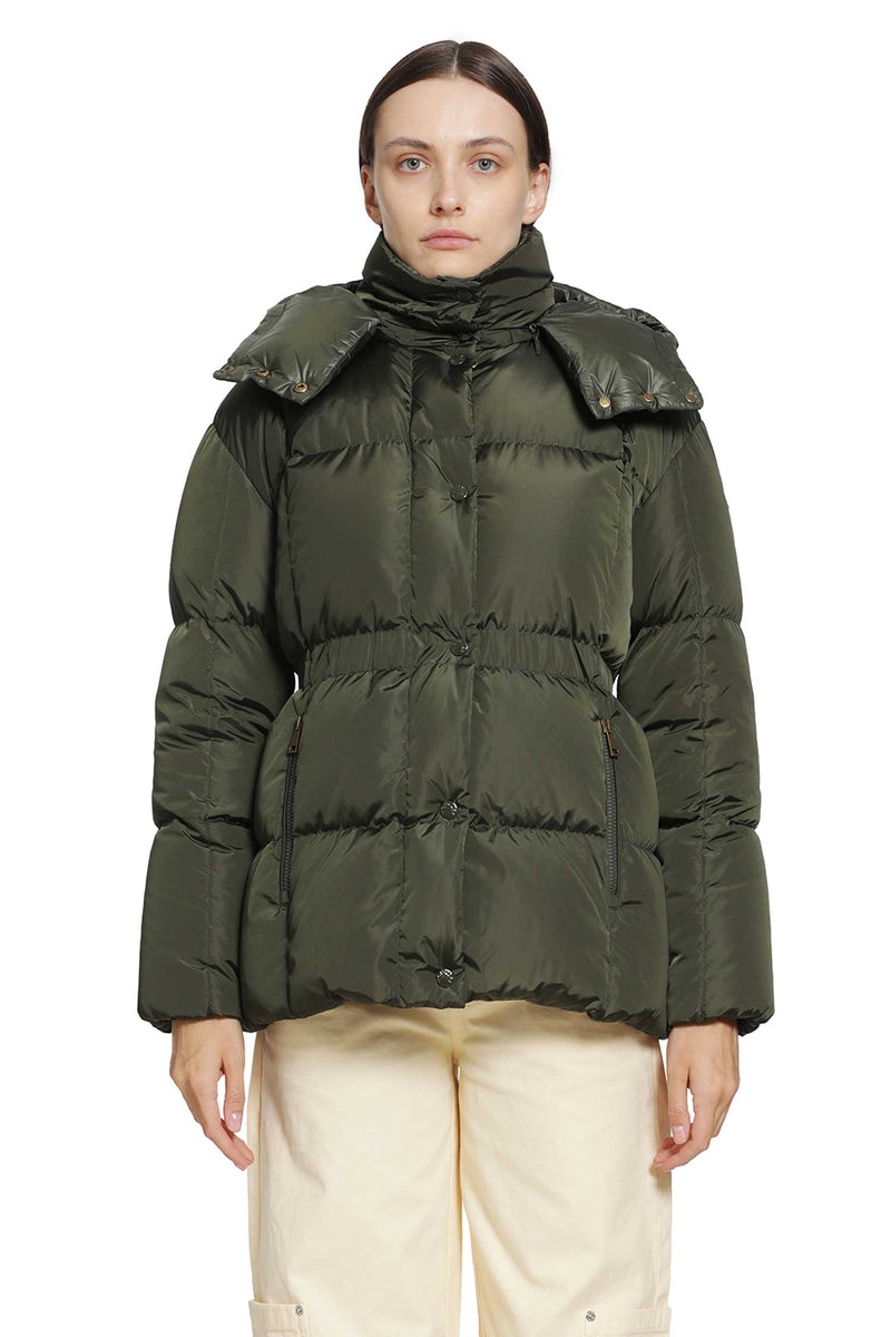 MONCLER Agneux Hooded Short Down Jacket woman