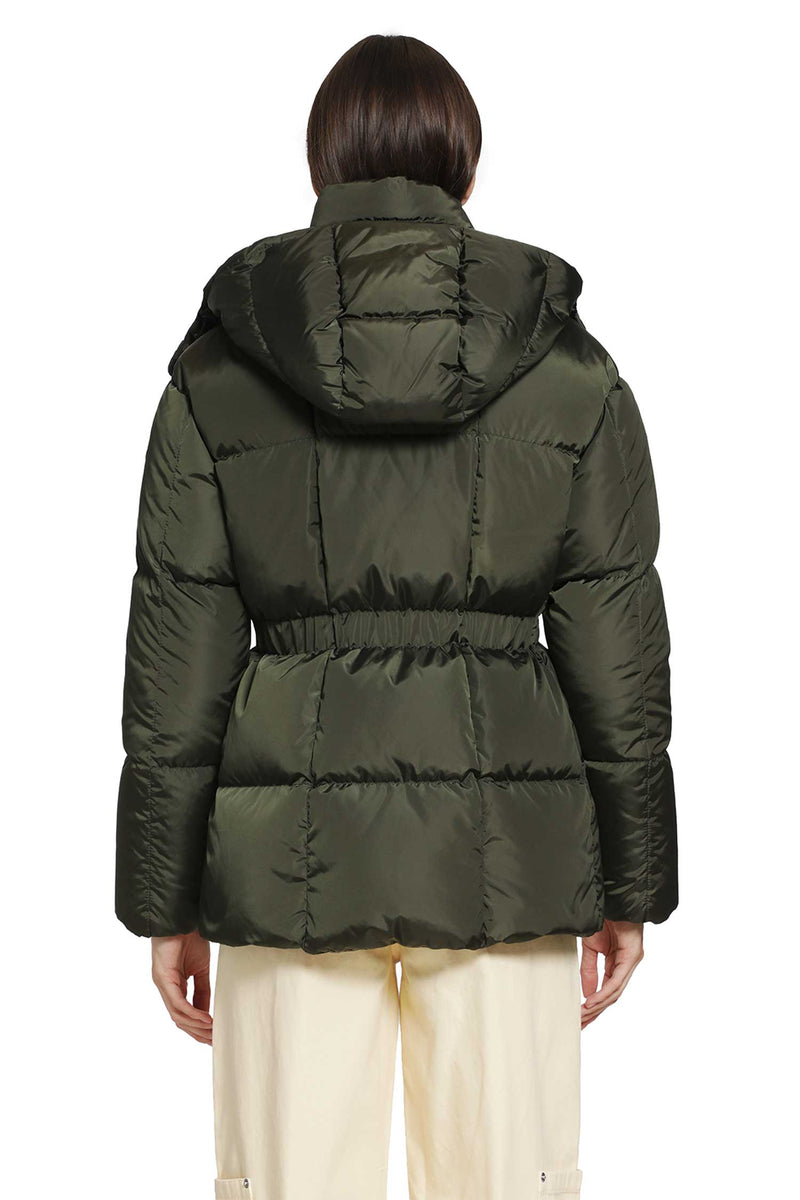 MONCLER Agneux Hooded Short Down Jacket woman