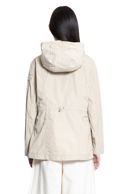 MONCLER WOMAN BEIGE COATS