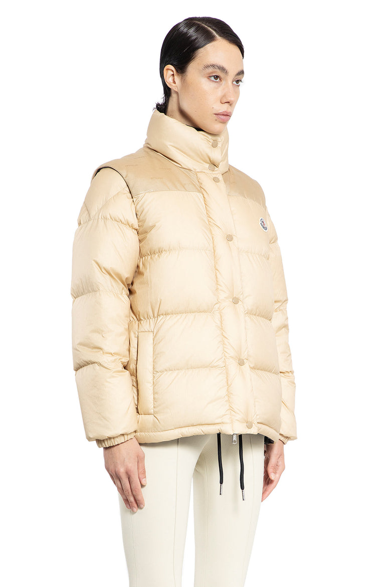 MONCLER WOMAN BEIGE JACKETS