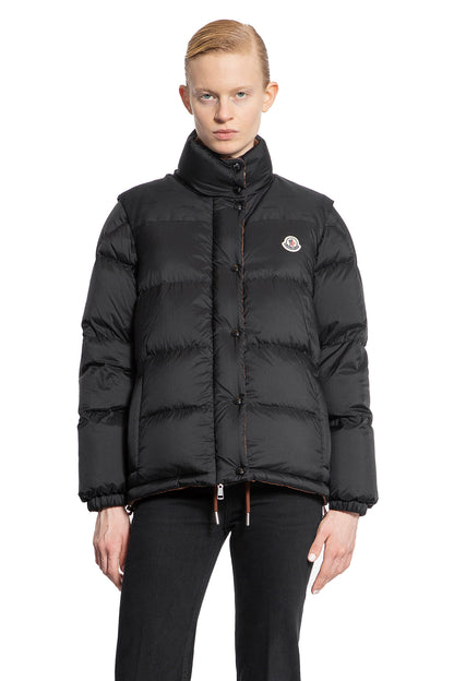 MONCLER WOMAN BLACK JACKETS