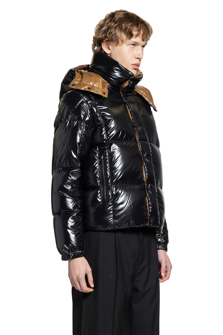 MONCLER MAN BLACK JACKETS