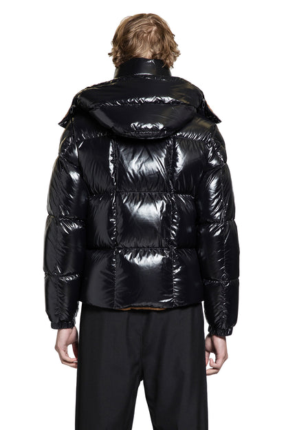 MONCLER MAN BLACK JACKETS