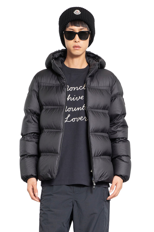 MONCLER MAN BLACK JACKETS