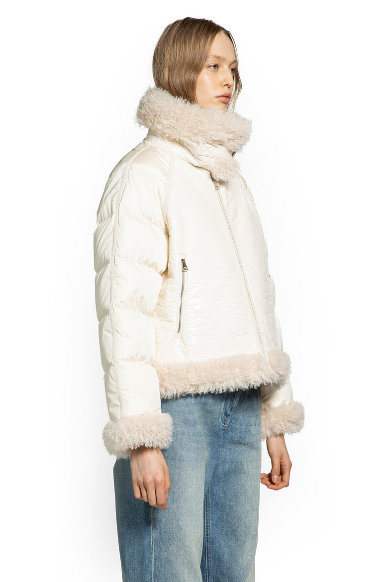 Rubrouk Teddy-Trimmed Short Down Jacket