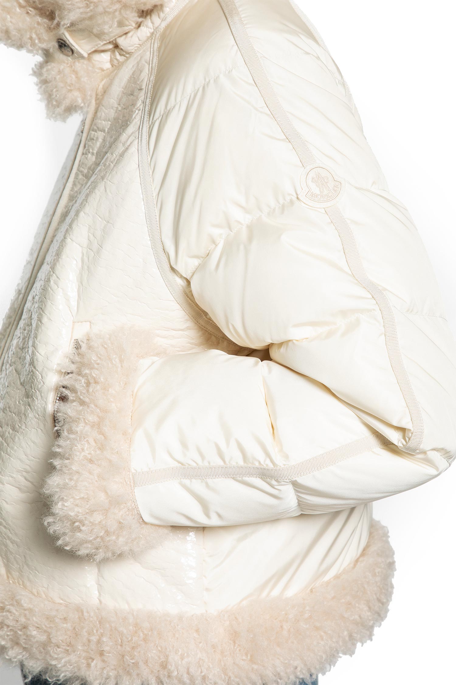 Rubrouk Teddy-Trimmed Short Down Jacket